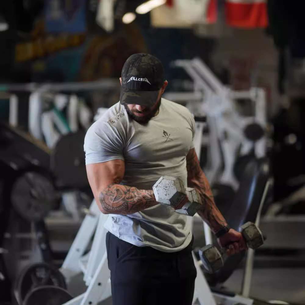 スポーツウェア専門店 戦士魂 筋肉追求 速乾トレーニングシャツ