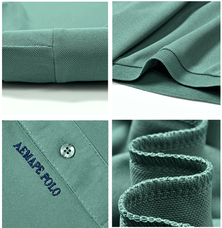 スポーツウェア専門店 高級刺繍入り上質ポロシャツ