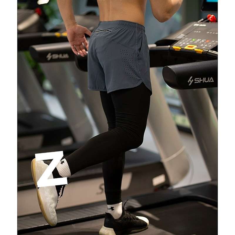 スポーツウェア専門店 二重構造ランニングパンツ