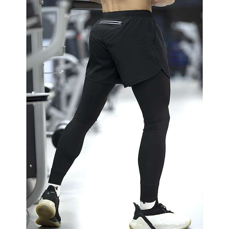 スポーツウェア専門店 二重構造ランニングパンツ