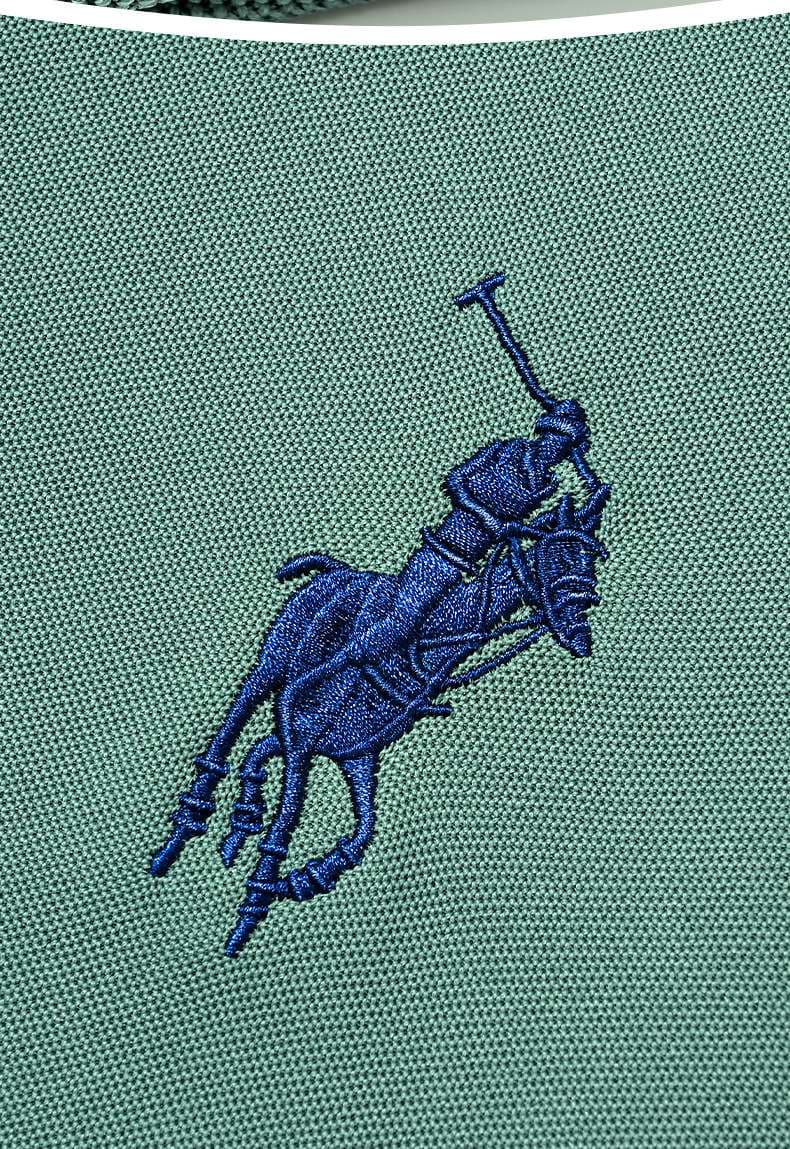 スポーツウェア専門店 高級刺繍入り上質ポロシャツ