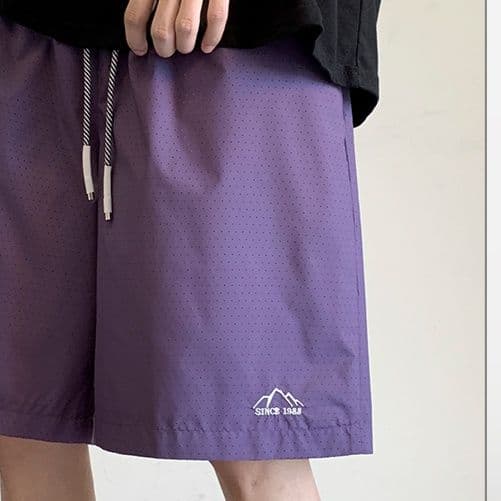 メンズスポーツウェア 速乾メッシュスポーツハーフパンツ