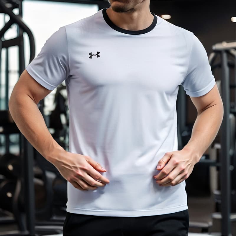 メンズスポーツウェア さらり快適Tシャツ ランニングウェア