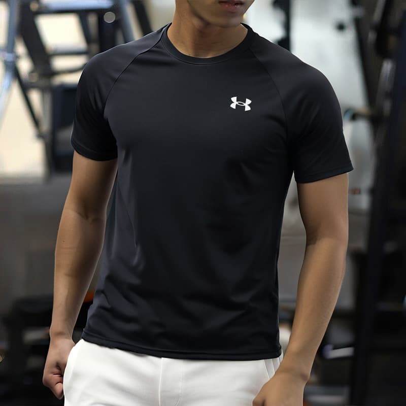 メンズスポーツウェア さらり快適Tシャツ ランニングウェア