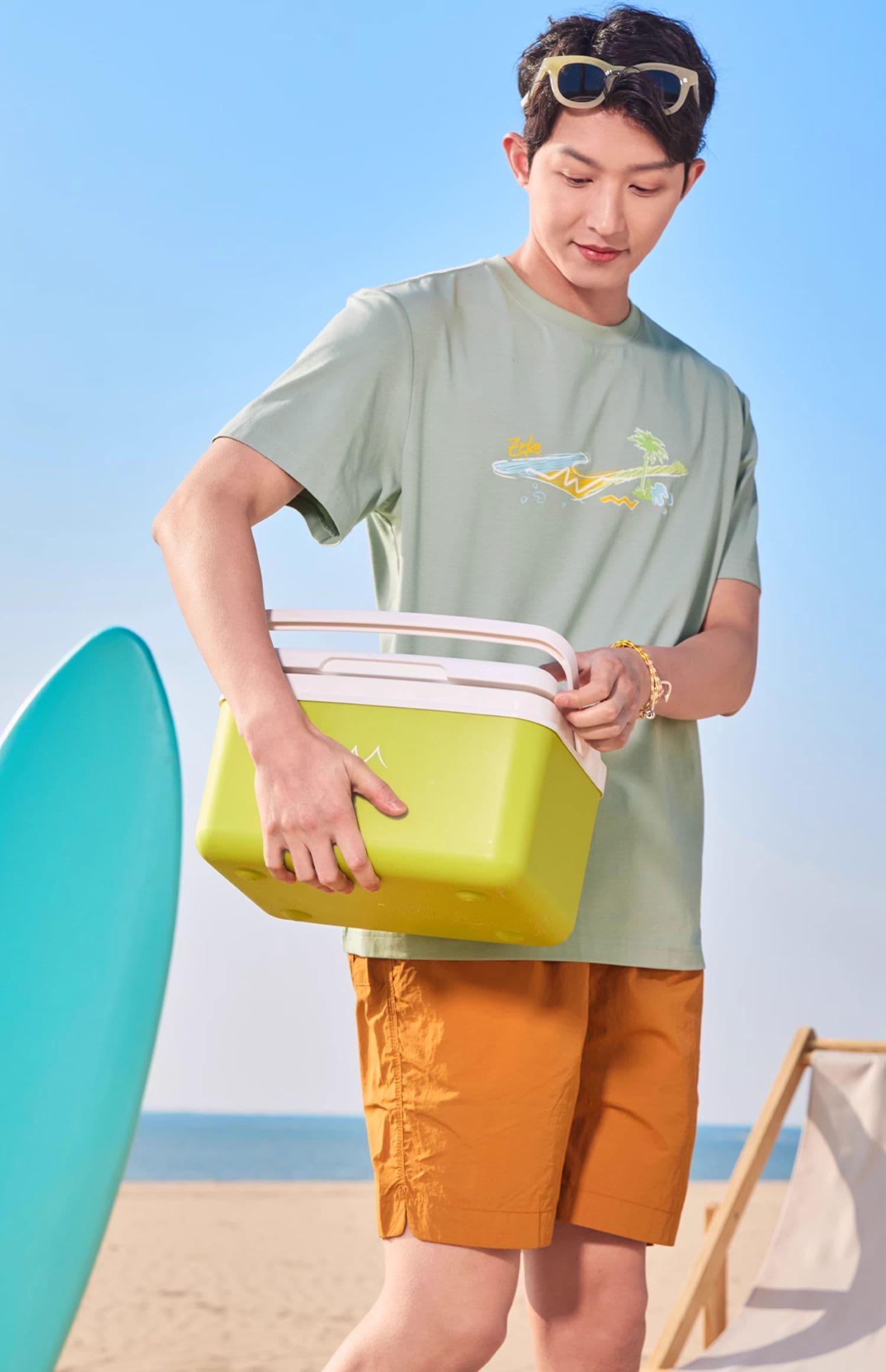 メンズスポーツウェア 夏の爽やかサイクリング半袖Tシャツ