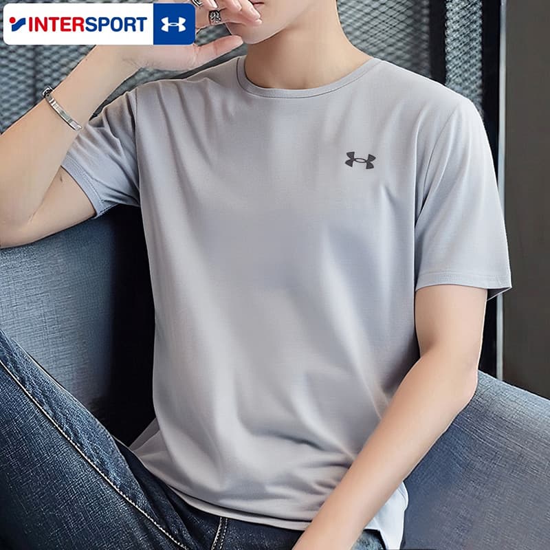 メンズスポーツウェア さらり快適Tシャツ ランニングウェア