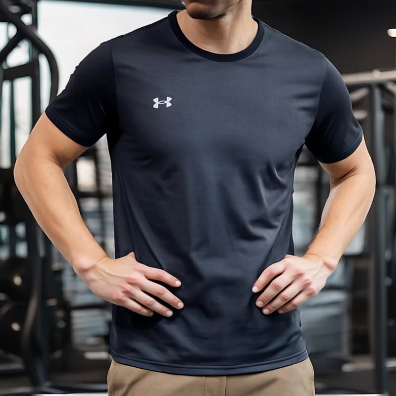 メンズスポーツウェア さらり快適Tシャツ ランニングウェア